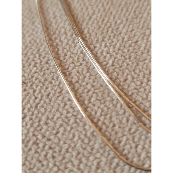 Long Sterling Silver 925 Multi-Strand Necklace 24" - Picture 6 of 6